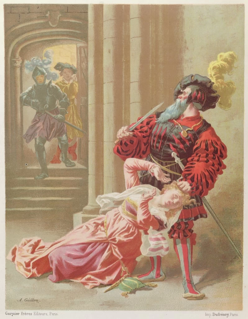 Frederic Theodore Lix - Barbablù tenta di uccidere la sua ultima moglie, Fatima